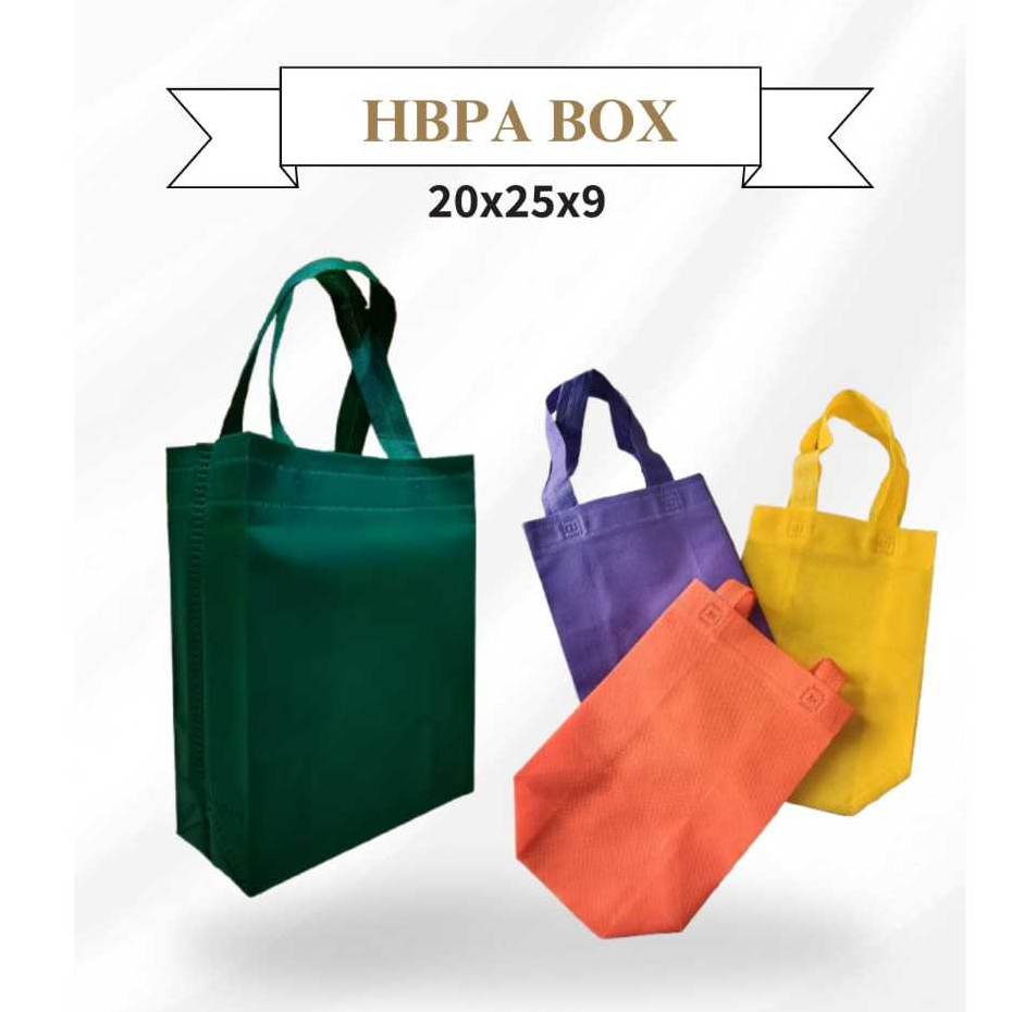 

Tas Spunbond Handle box press 20x25x9 HBPA (isi 12 pcs)