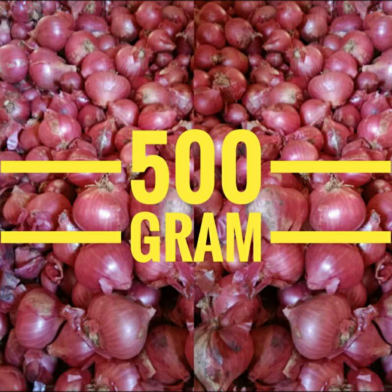

Bawang Merah 500 Gram Ukuran Sedeng Rata ke Atas Berkualitas UKMK Lokal