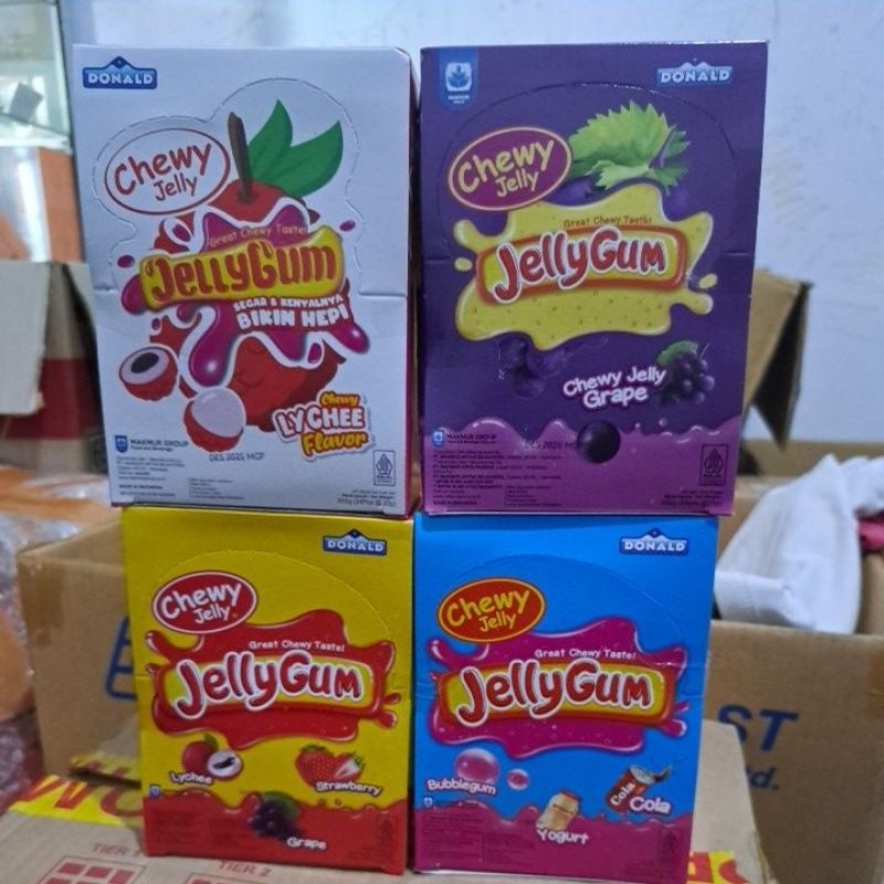 

donald jellygum chewy jelly 1box isi 24pcs
