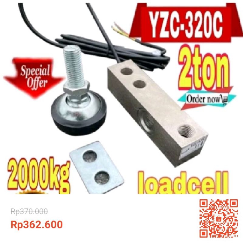 loadcell timbangan 2 ton