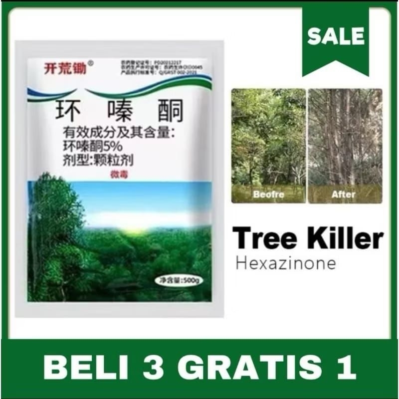 ( BELI 3 GRATIS 1) KILL TREE Herbisida Biologis Racun Bambu, Pohon dan Rumput Paling Ampuh