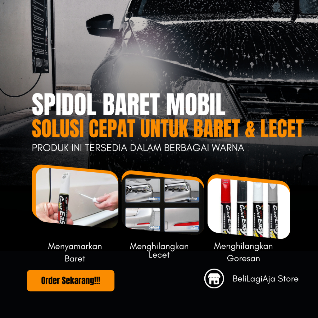 penghilang baret lecet spidol baret mobil motor