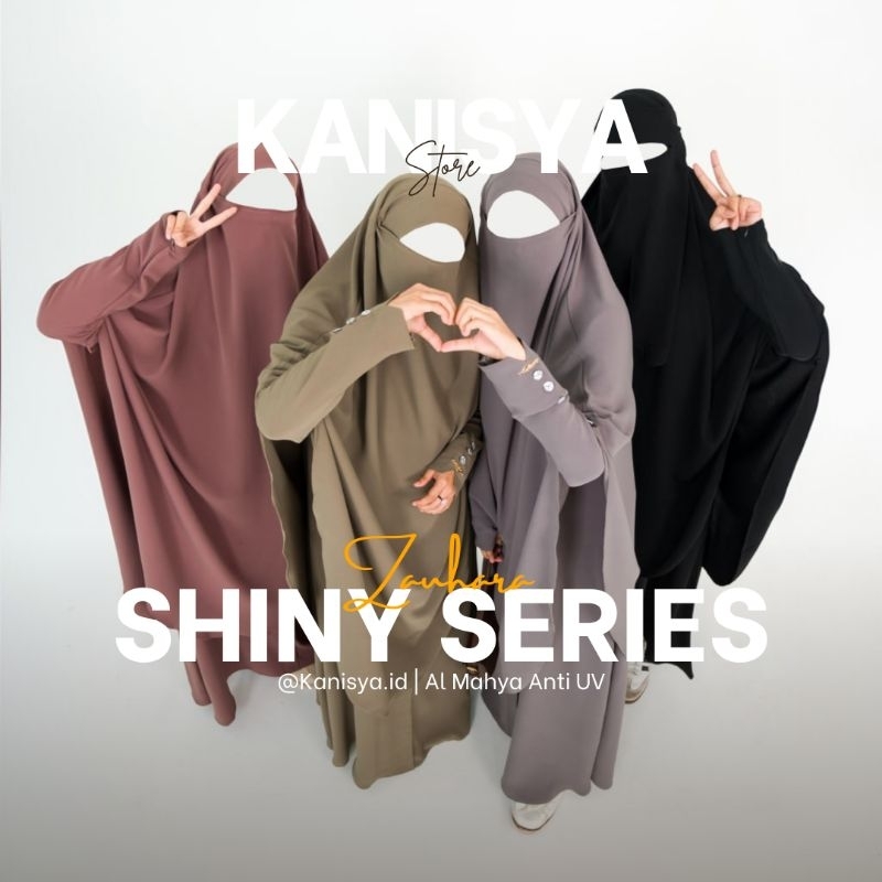 READY SHINY SERIES GAMIS SET KHIMAR FK/NP/SP BY ZAUHARA