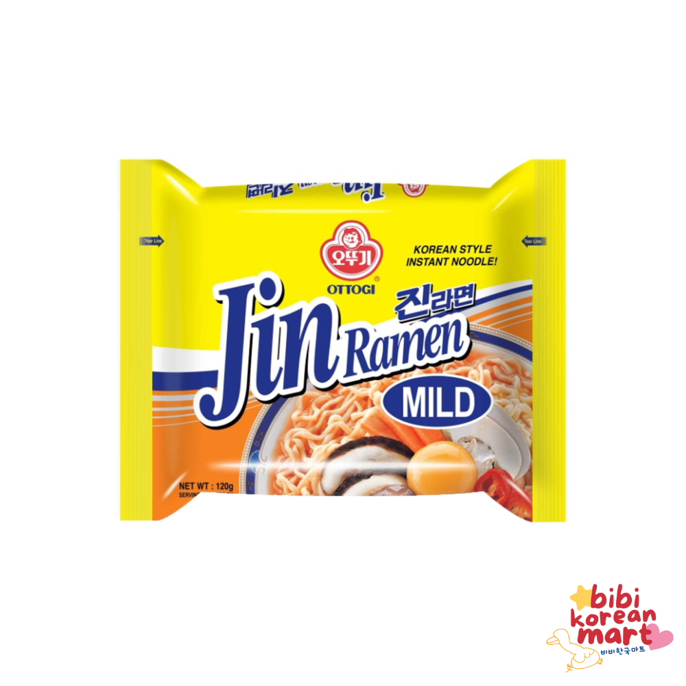 

bibi korean mart - ottogi jin ramen mild korean ramen