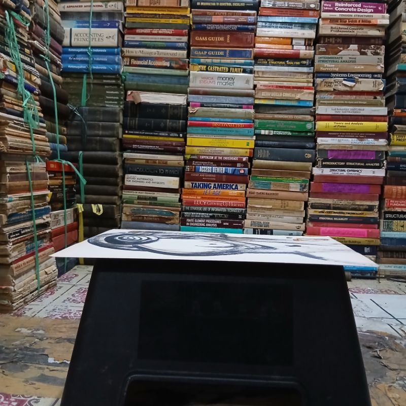 

lukisan cat minyak size tinggi 40cm lebar 27cm