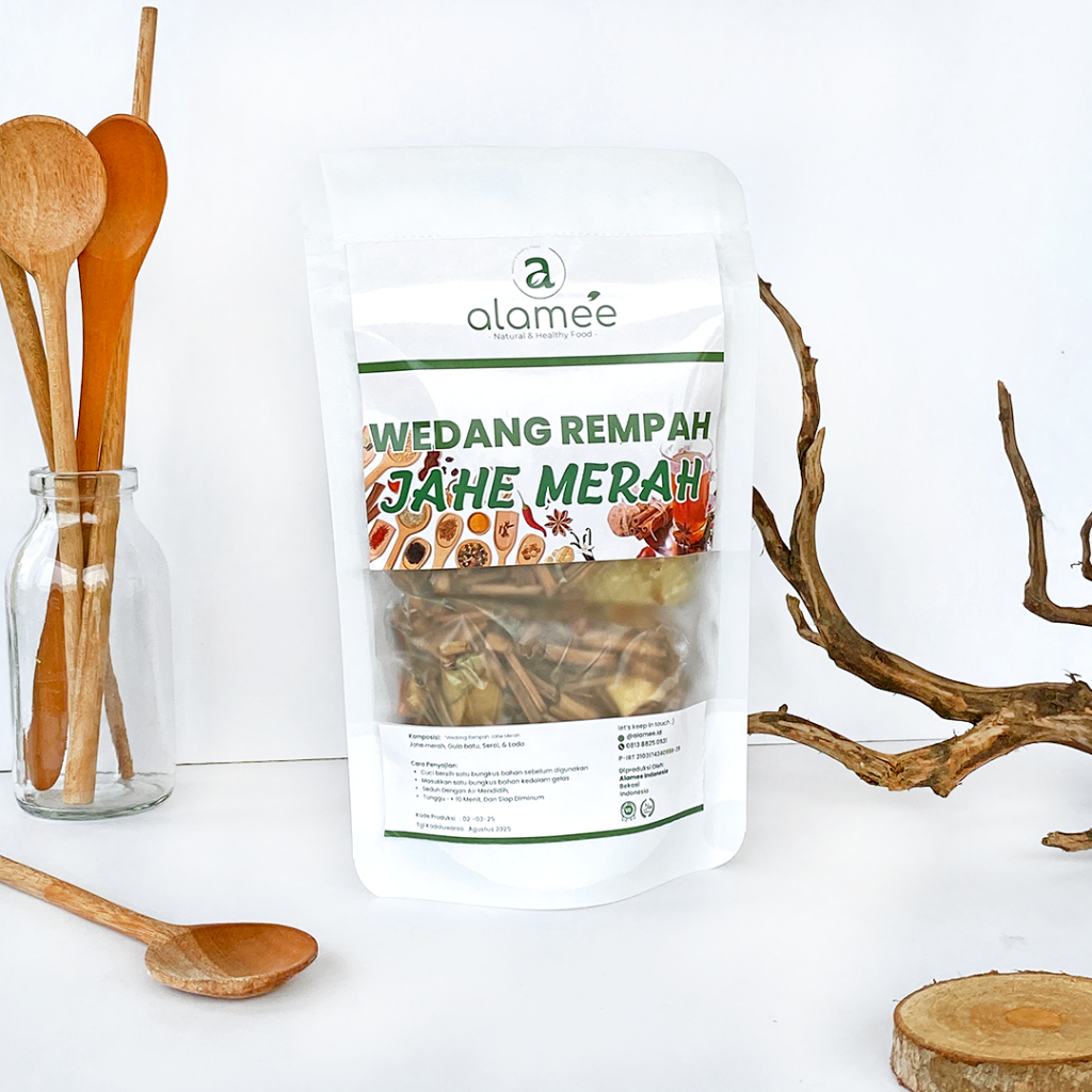

ALAMEE Wedang Rempah Jahe Merah Komplit Tradisional Asli Rempah Minuman Herbal Alami Langsung Seduh