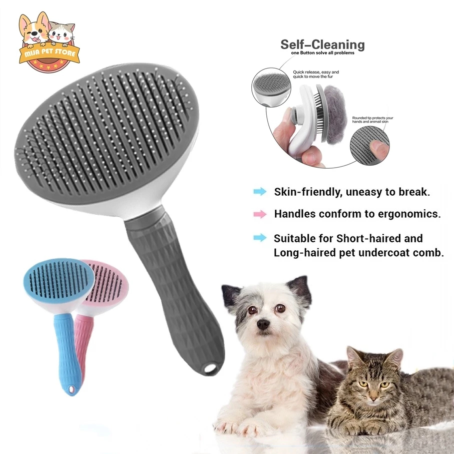 Pet Grooming Sisir Pet Grooming Brush Sisir Grooming Anjing Kucing