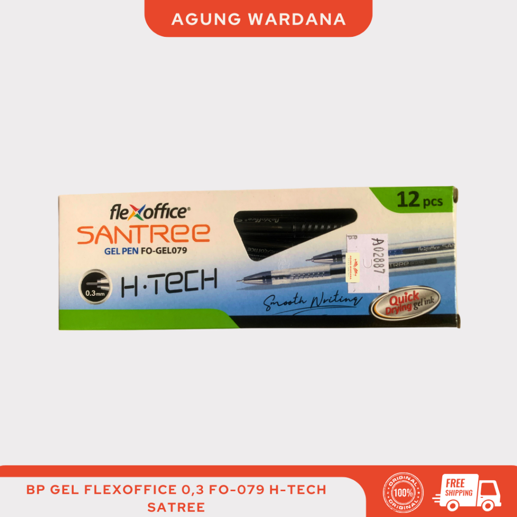 

FLEXOFFICE BOLPOIN GEL 0,3MM FO-079 H-TECH SATREE