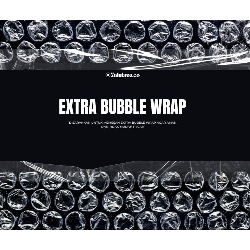 

EXTRA BUBBLE WRAP (5 LAPIS)