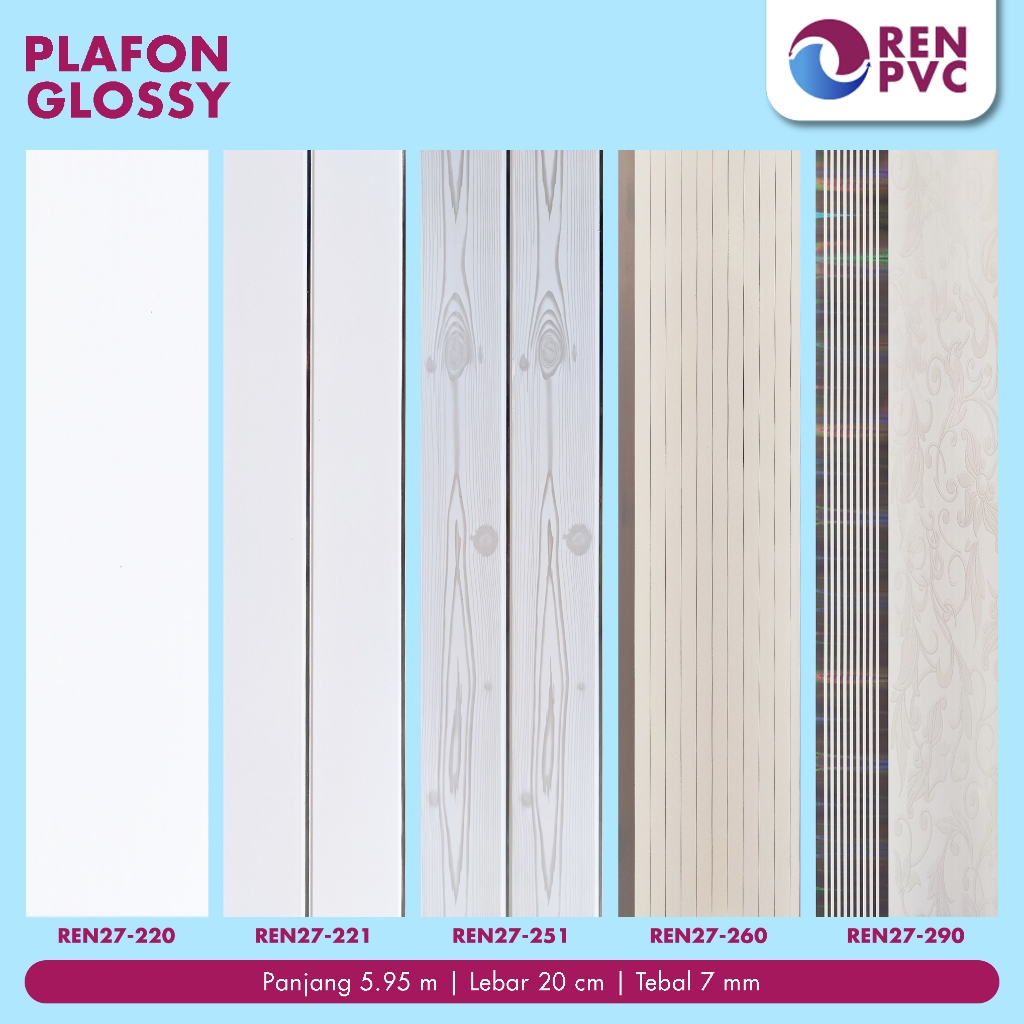 REN PVC - REN PLAFON PVC IMPORT 7mm (6m)