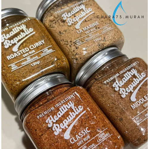 

[ PAKET 3pcs ] Healthy Republic Bumbu Marinasi Serba Guna Rendah Kalori Rendah Lemak 120Gram QW01