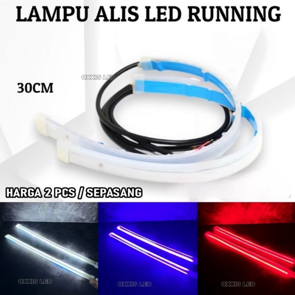 Welcome Light Lampu Drl Alis 30cm 2 Mode Welcome Light Dan Sein Running Alis Slim 30cm Running