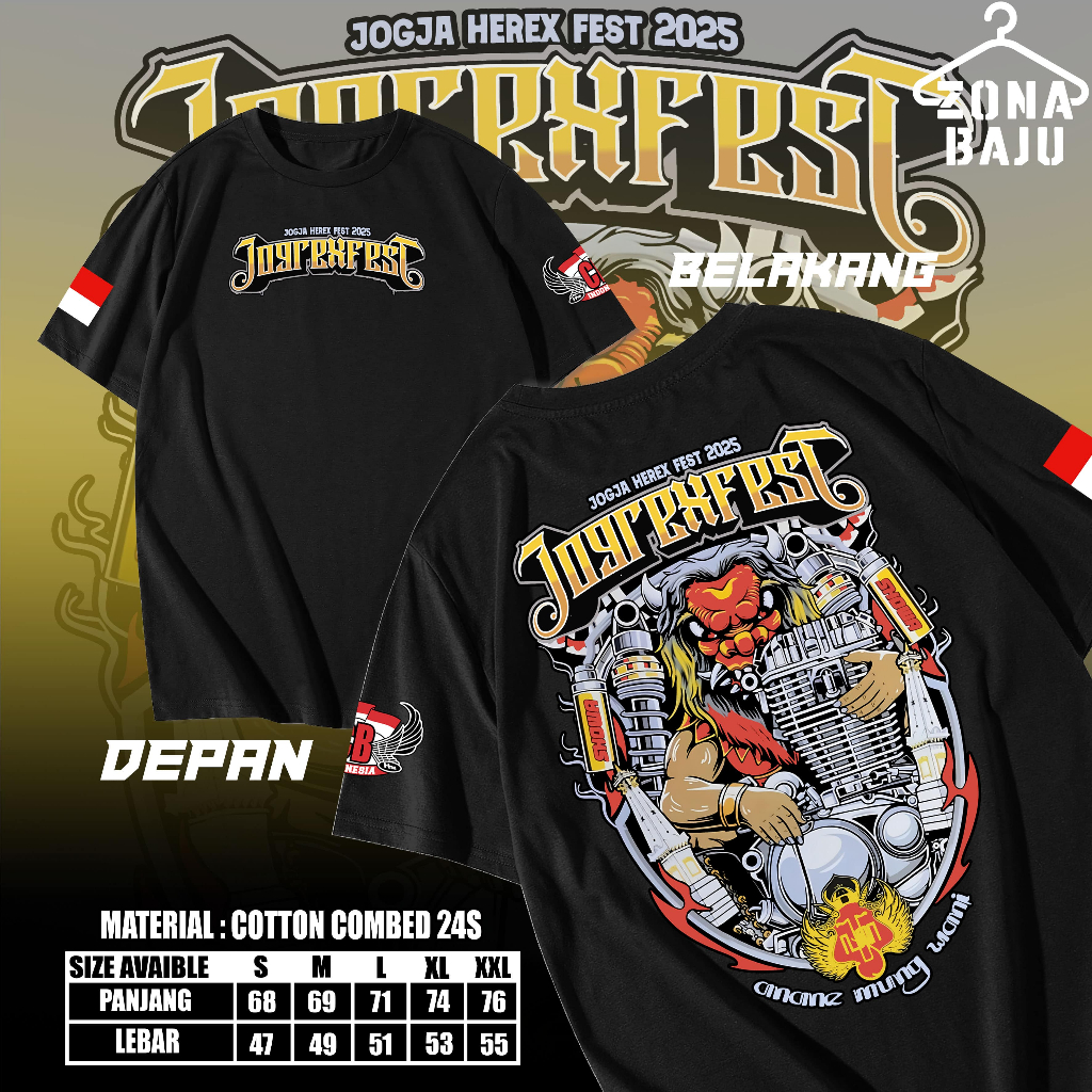 KAOS ACARA JOGREXFEST 2025 CB POLICE JOGJA