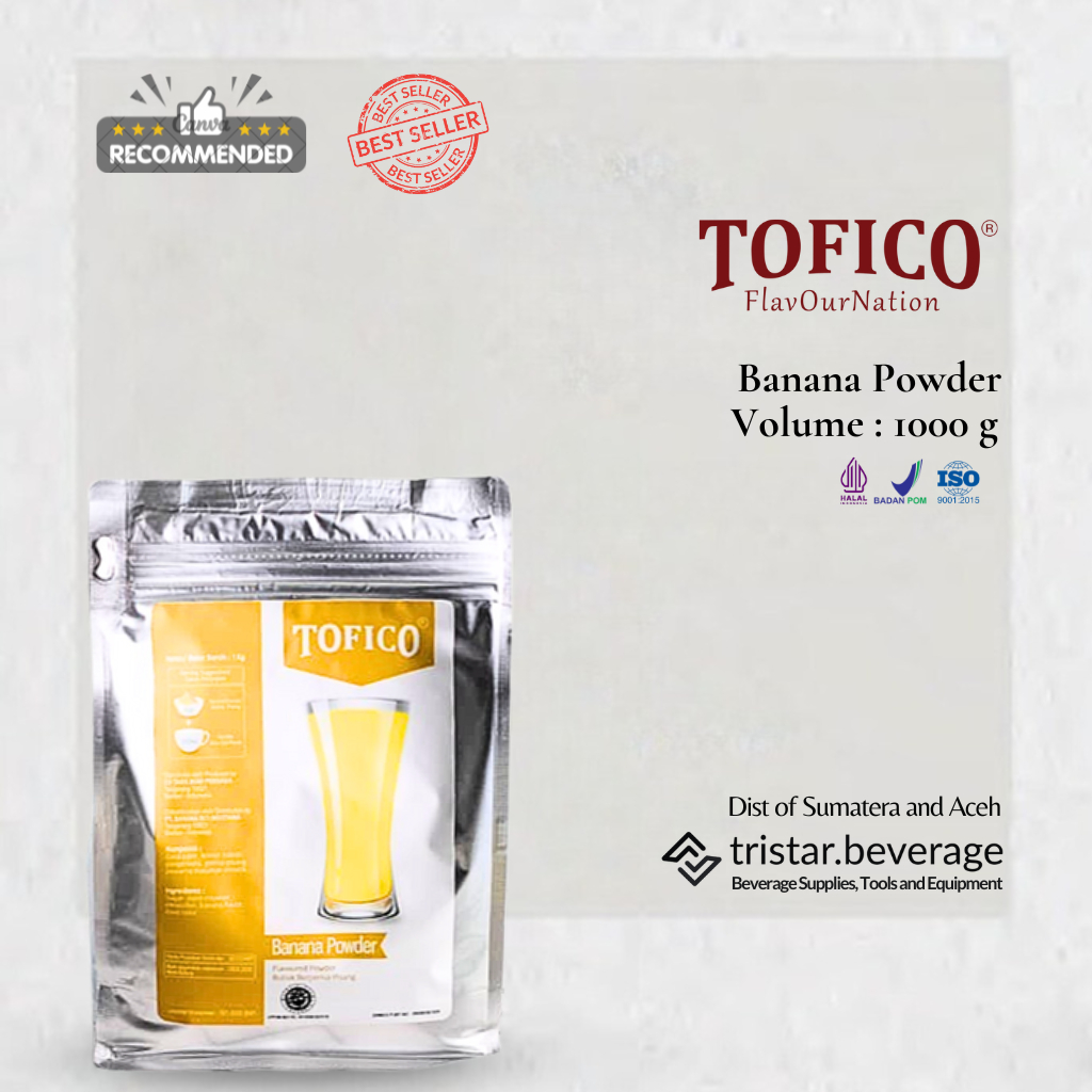 

TOFICO BANANA POWDER / TOFICO POWDER BANANA / BUBUK MINUMAN BANANA / TOFICO POWDER RASA PISANG Murah Original