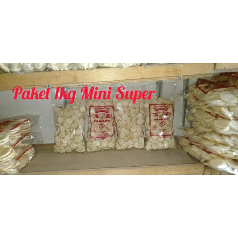 

Paket 1Kg Kemplang Mini Kualitas super Masing" Kemasan 250Gram×4Pcs