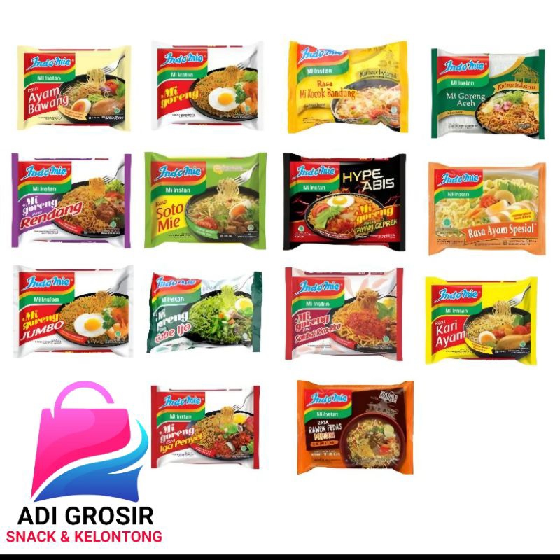 

INDOMIE Aneka Varian Rasa Goreng / Rebus