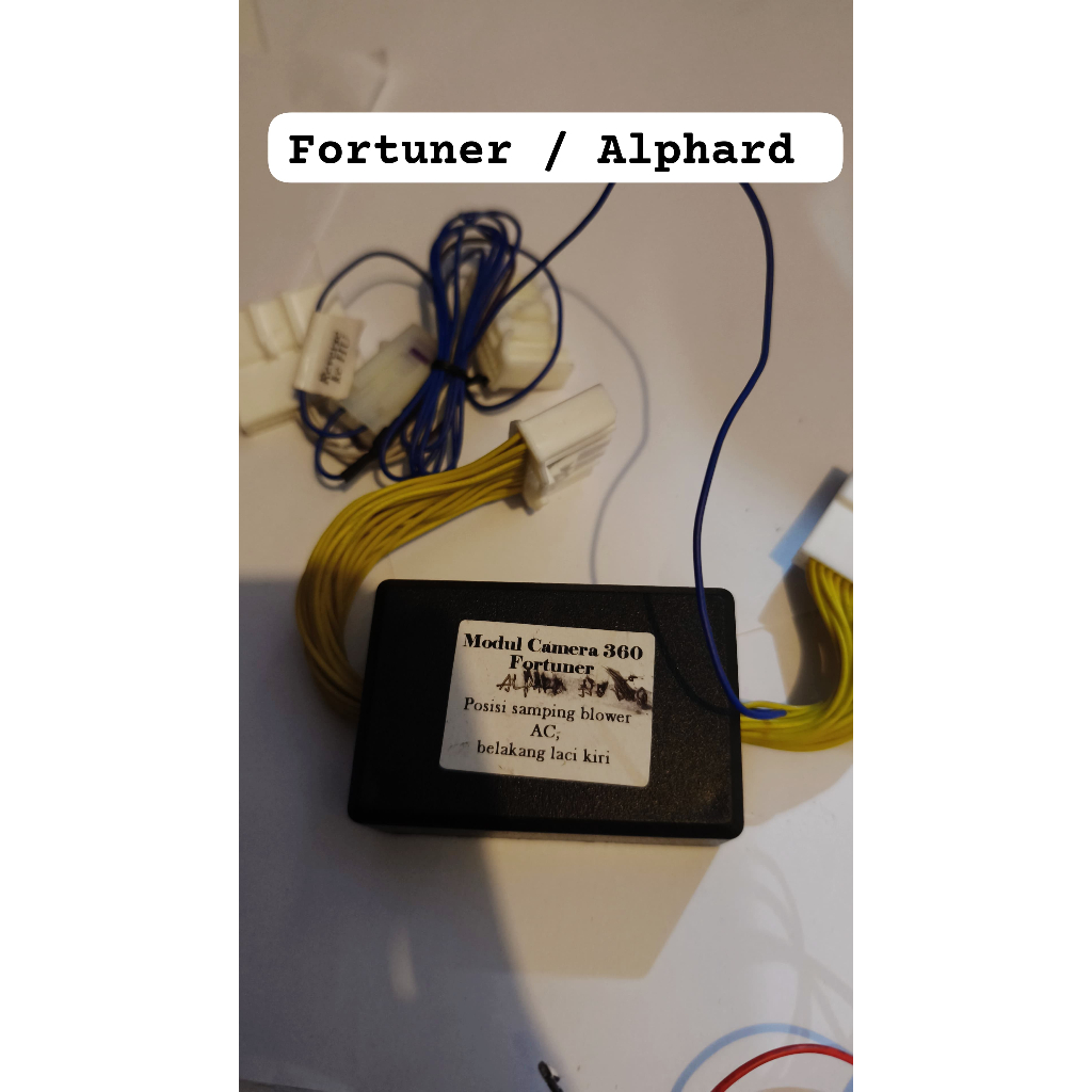 Modul Kamera 360° Alphard / Fortuner THN 2022 Up