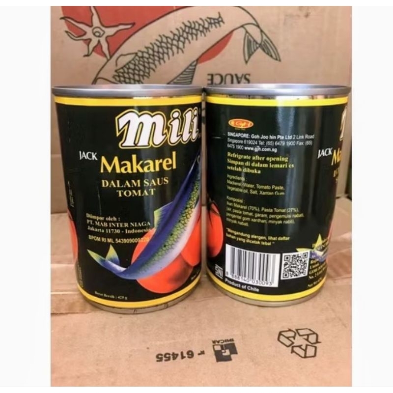 

sarden mili mackerel tutup utih 425gr