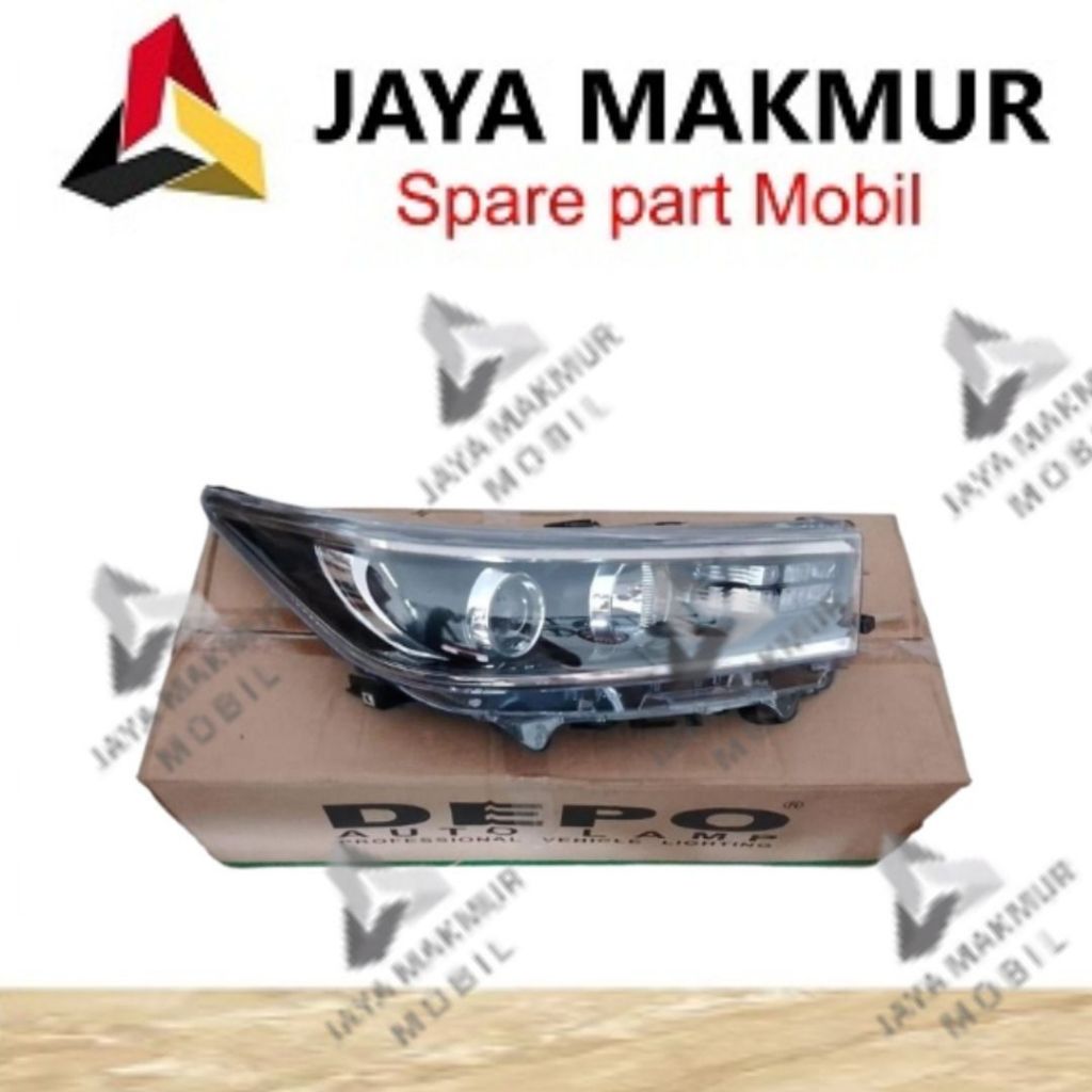 DEPO HEADLAMP LAMPU DEPAN INNOVA REBORN TYPE V 16-ON LED