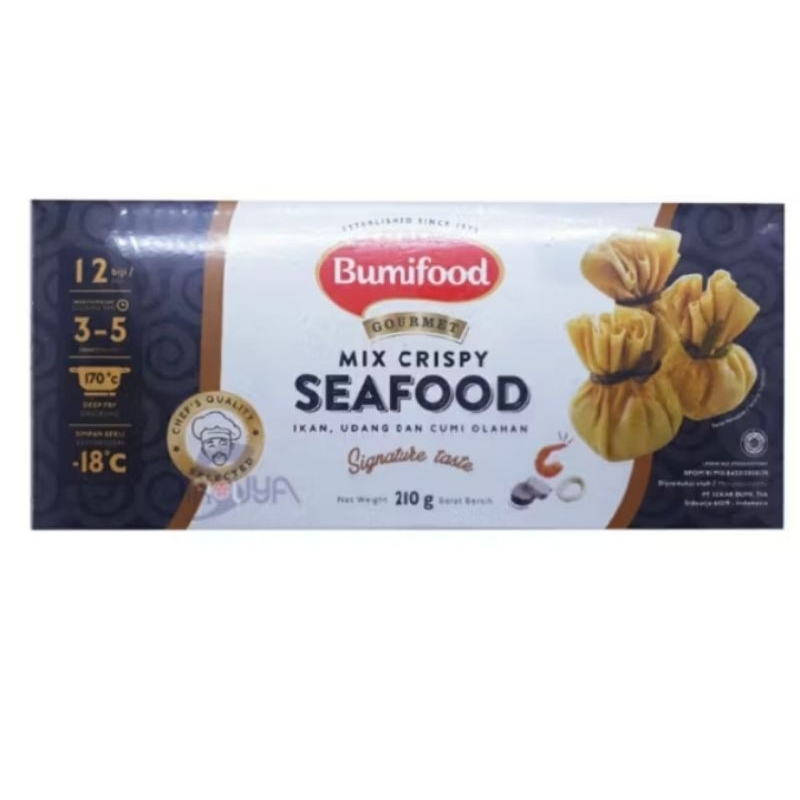 

BUMIFOOD Mix Crispy Seafood 210g isi 12pc