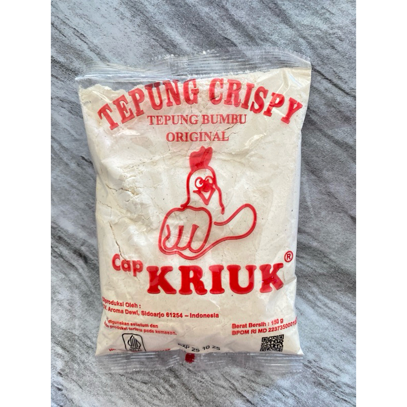 

Tepung Crispy Tepung Bumbu Original Cap KRIUK “ASLI”