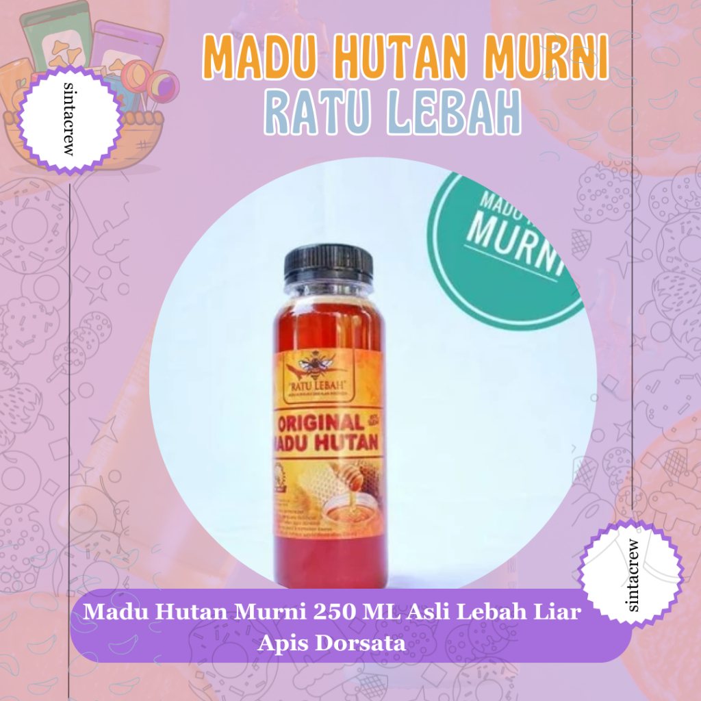 

Madu Hutan Murni 250 ML Asli Lebah Liar Apis Dorsata
