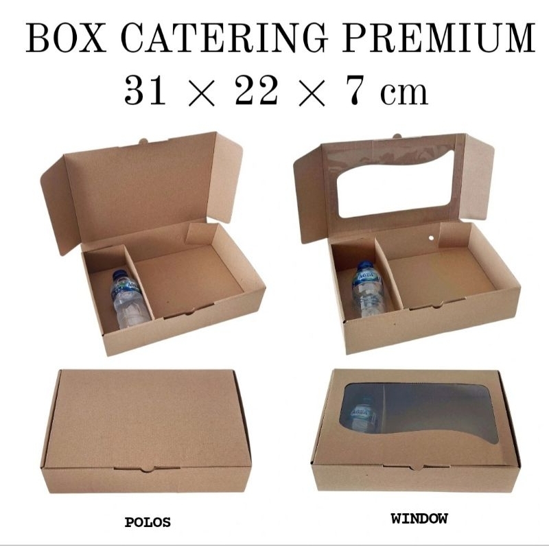 

(MIN ORDER 10 PCS) DUS CATERING PREMIUM SEKAT 31x22x7 / KOTAK NASI / BOX HAMPERS / BOX NASI / BOX SNACK