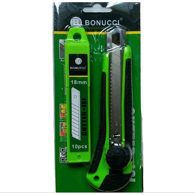 

Pisau cutter besar kualitas premium bonus isi ulang