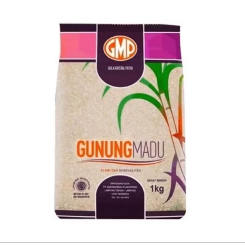 

Gula Pasir Gunung Madu GMP Kemasan 1kg