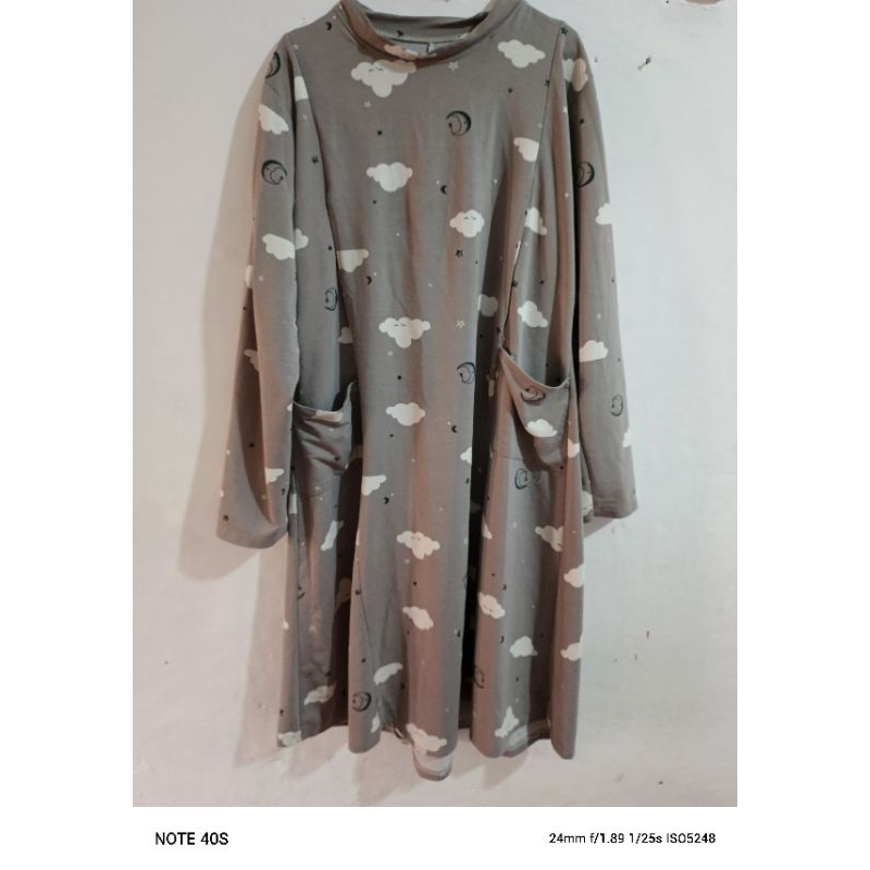 preloved tunik busui bukaan samping