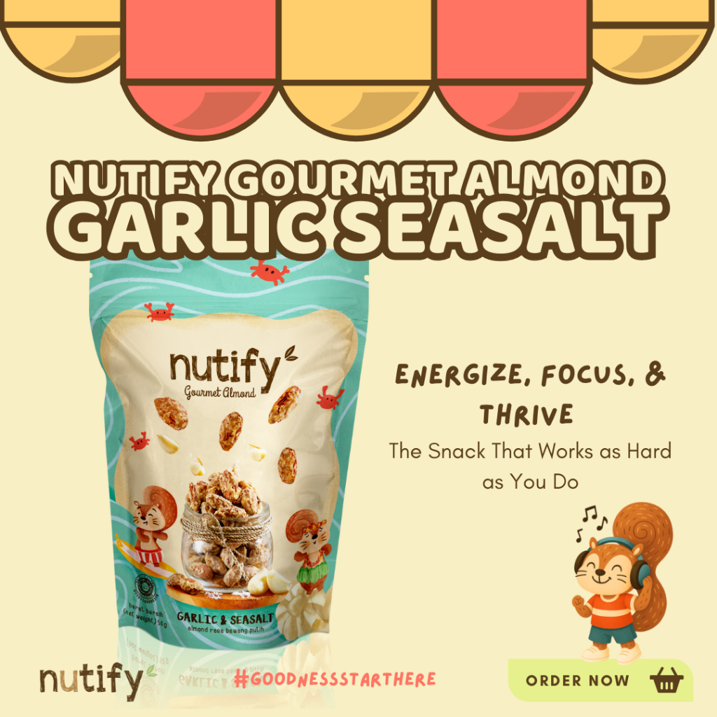 

Nutify Almond Garlic & Seasalt