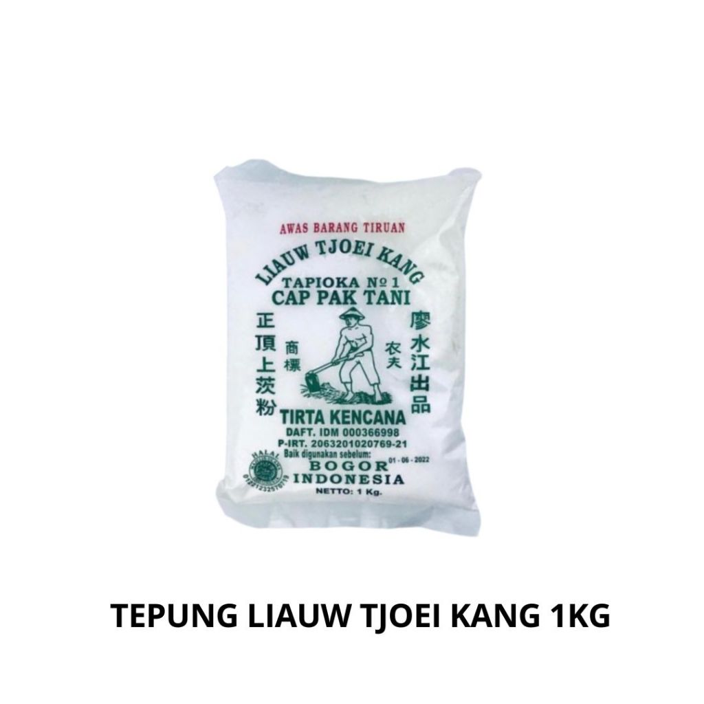

Tepung Sagu Tani Liauw Tjoei Kang 1kg - Tepung Tapioka Asli