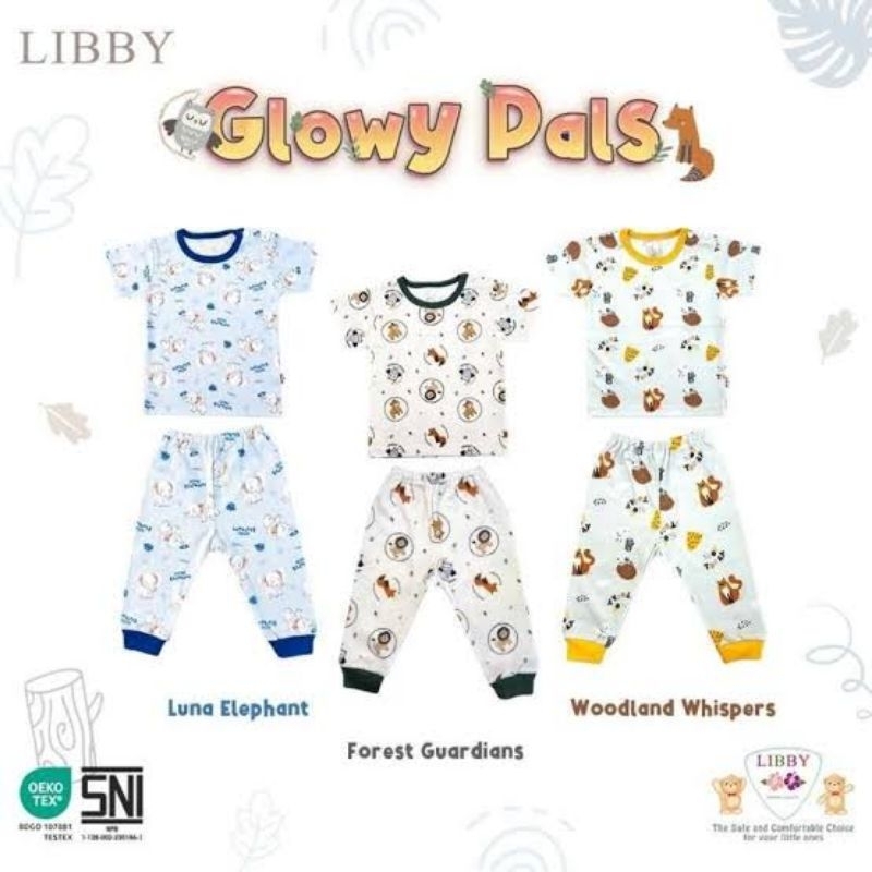 Libby Setelan Baju Oblong Pendek Panjang Panjang Anak Bayi Laki-laki Perempuan 3 bulan s/d 4 Tahun -