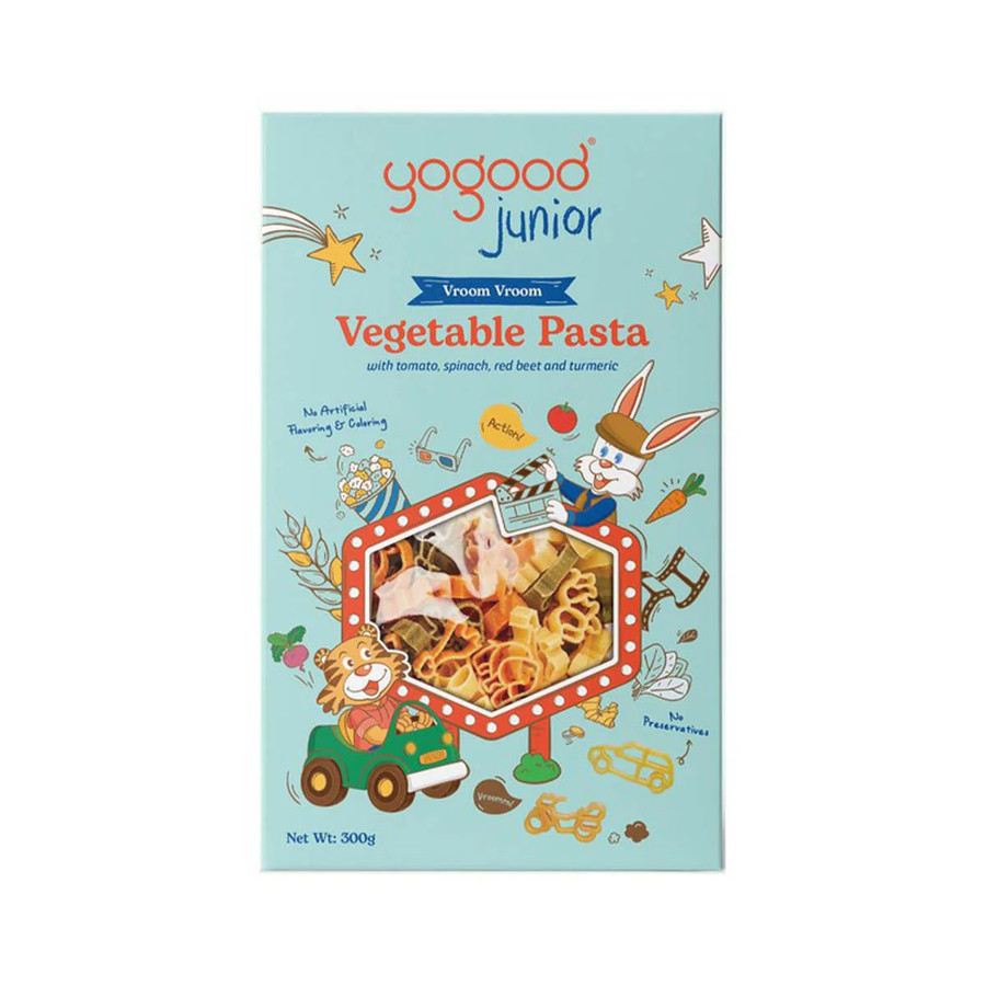 

Yogood Junior Vegetable Pasta Car Plane Train Shaped Pasta Mie Spaghetti Makaroni Kering Bentuk Mobil Pesawat Kereta Anak