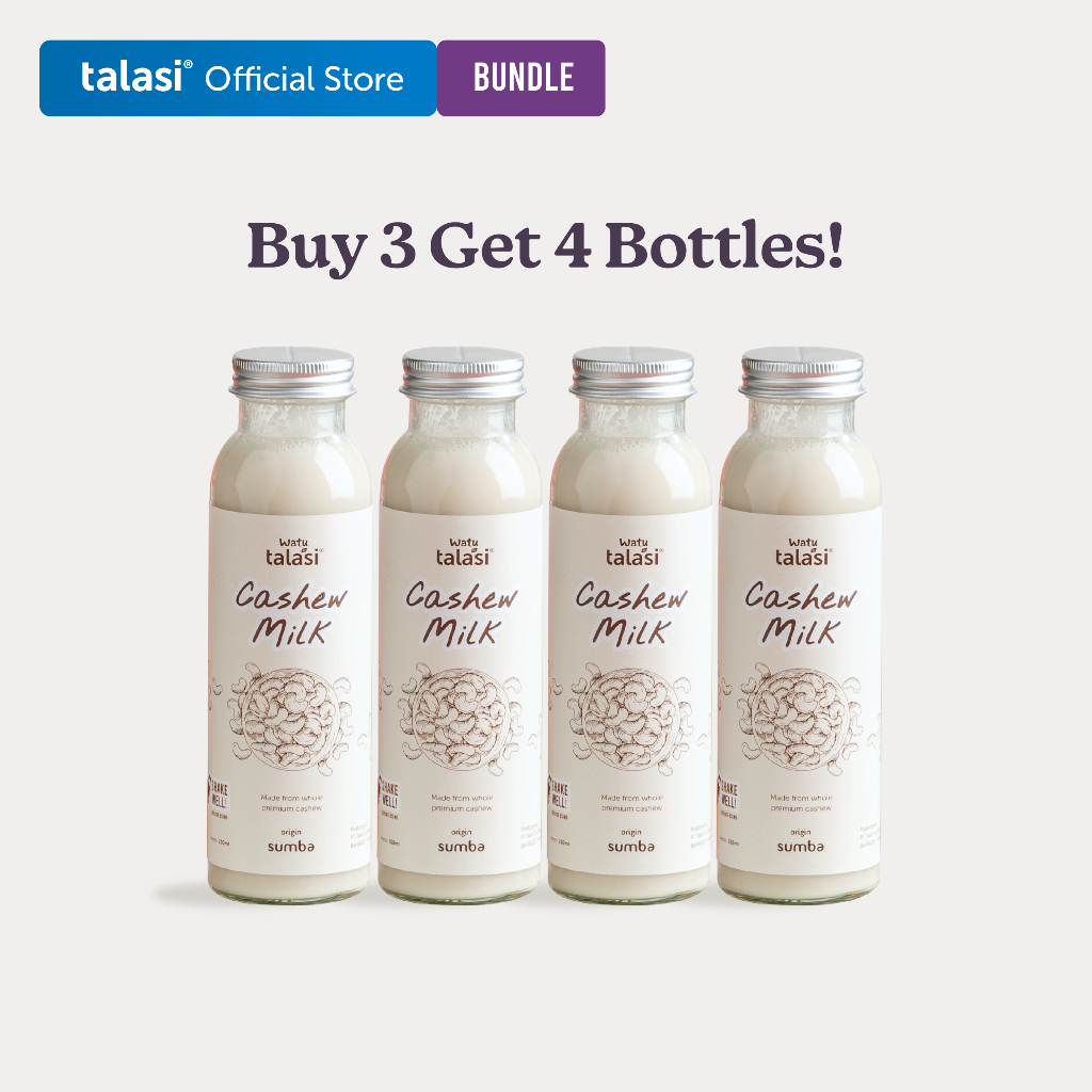 

Buy 3 get 4 Watu Cashew Milk, Susu Kacang Mete