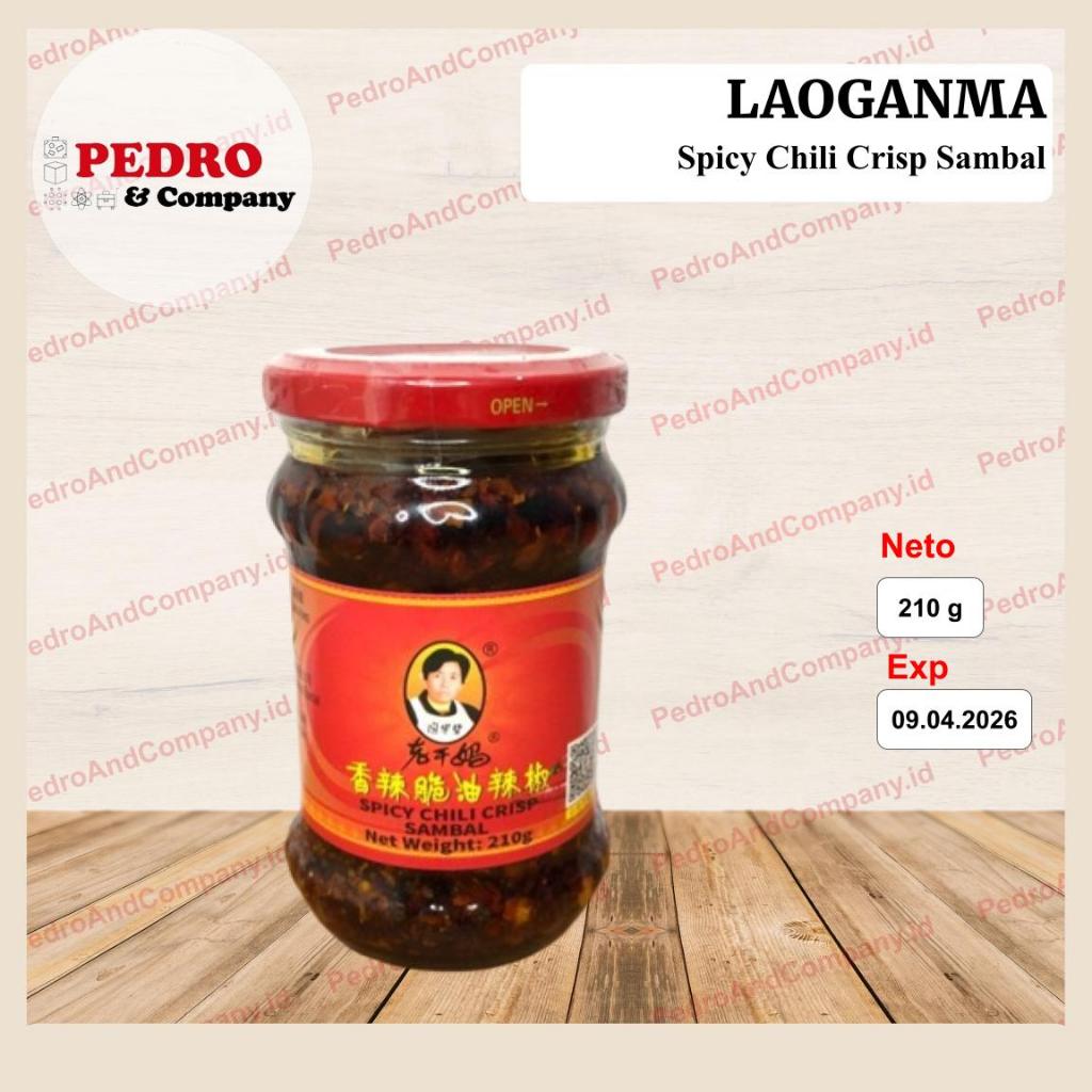 

Lao Gan Ma - Spicy chili crispy/ cabe minyak krispi 210 gr laoganma