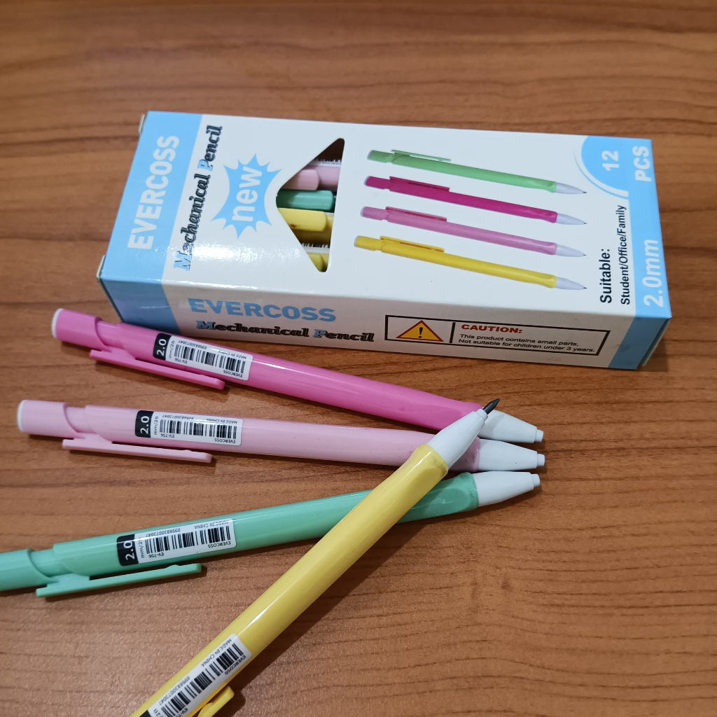 

(1PACK=12PCS) Pensil Mekanik Evercoss EV-756 -2,0 mm (ISI BESAR)