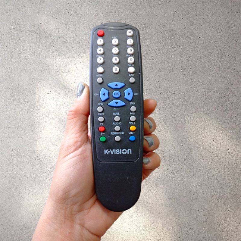 Remote STB Nex Parabola Kuning Dangdut / Remot Set Top Box NexParabola Kuning Dangdut