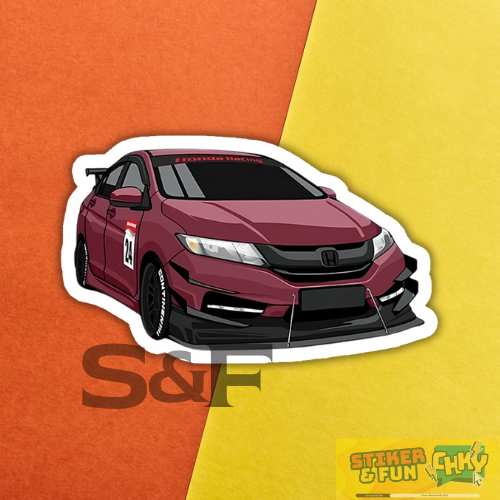 

Stiker Sticker Vinyl Laminasi HONDA CITY
