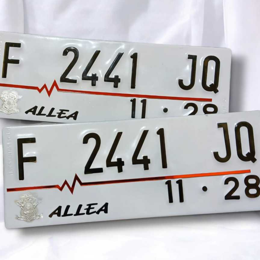 Plat nomor baut tanam motor custom plat nomor motor lipat baut tanam PNM10