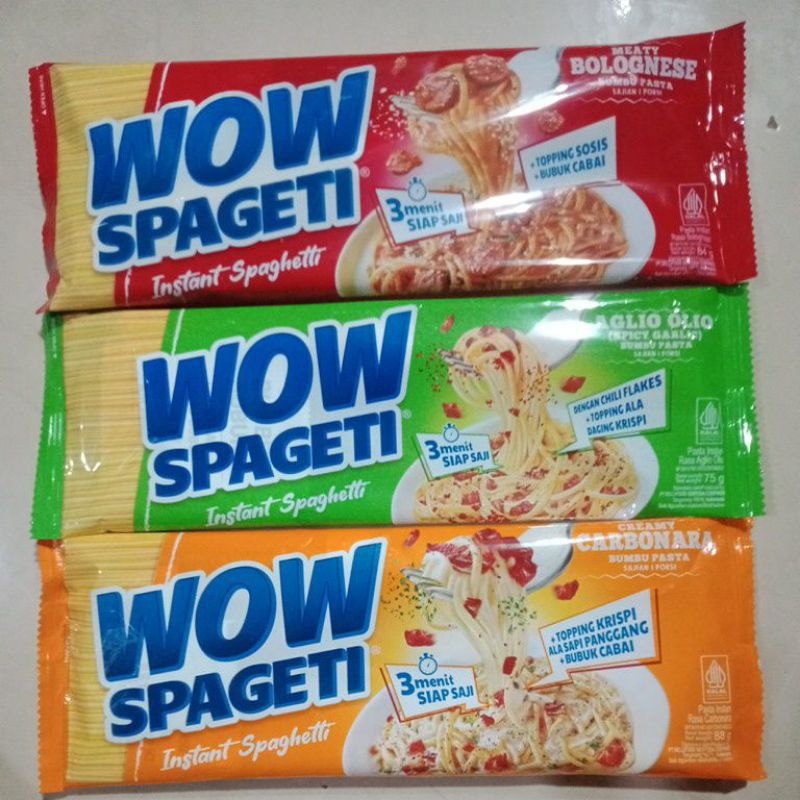 

MIE WOW SPAGETI INSTAN SPAGHETTI 84 g