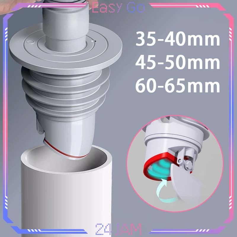 Floor Drain Washing Machine Universal Floor Drain Trap Anti Bau Floor Drain Mesin Cuci Tutup Lubang 