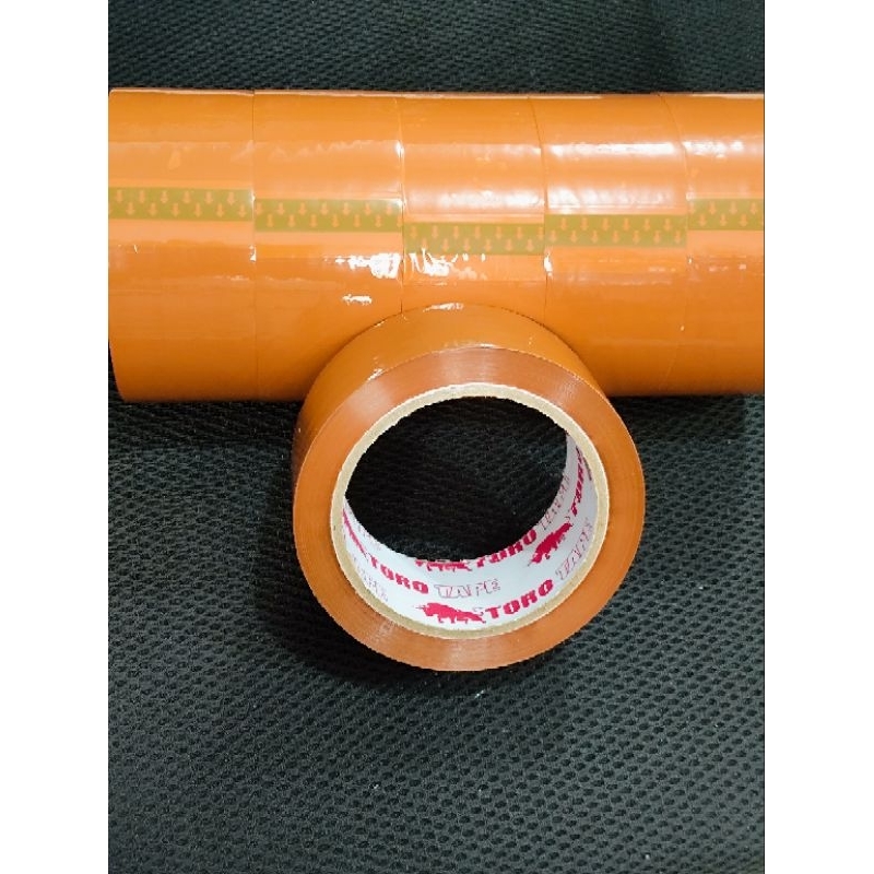 

Lakban coklat ukuran 45mm x90 yard per 1pcs/rol merk TORO