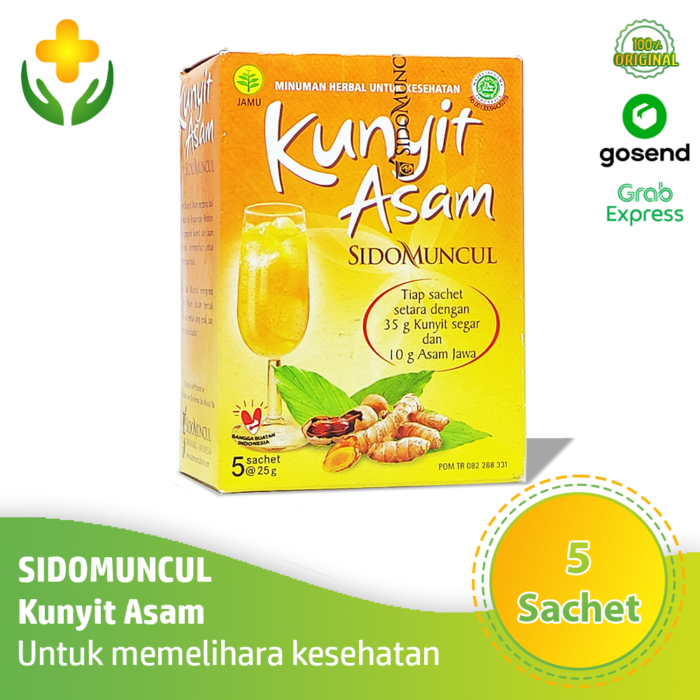 

Sidomuncul Kunyit Asam 5 Sachet - Minuman Serbuk Herbal Nyeri Haid