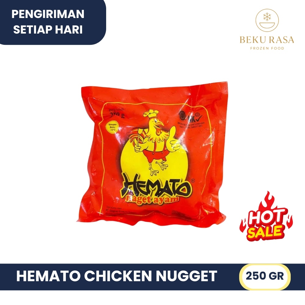 

HEMATO CHICKEN NUGGET NAGET RASA AYAM INSTAN 250GR