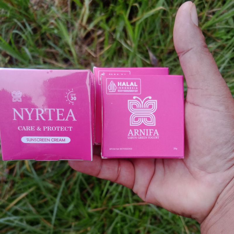 sabun arnifa dan sunscreen cream by nyrtea