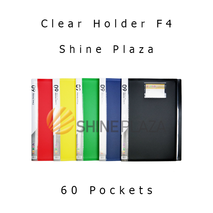 

Map Dokumen Isi 60 Sekat Plastik Bening F4 Murah - Clear Holder Display Books Kertas Folder Pockets Document Book Keeper Folio