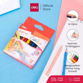 

Deli Pensil Warna / Colored Pencil 12 Warna EC00400
