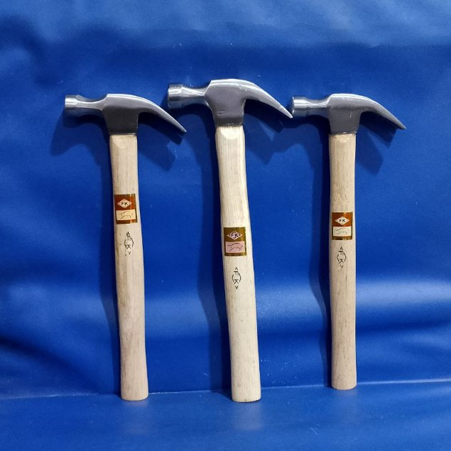 Palu Kambing Gagang Kayu FK 8oz & 12oz