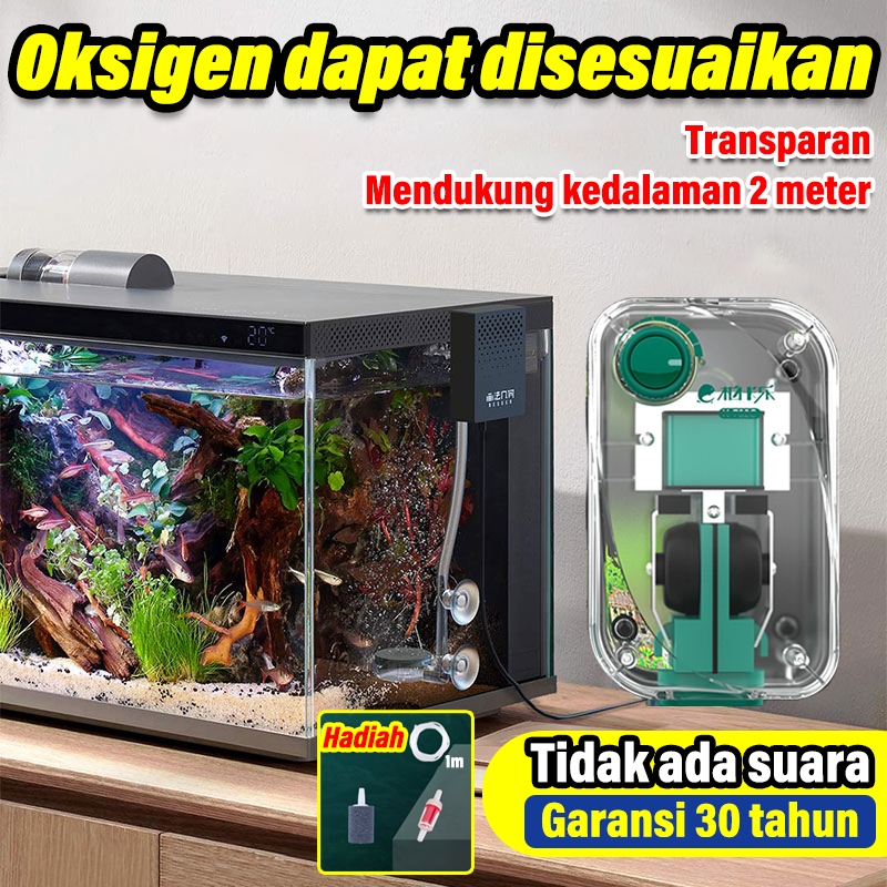 Mendukung kedalaman air 2 meter Aerator kolam ikan pompa udara pompa oksigen kolam koi aerator aquar
